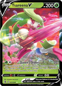 Tsareena V - SWSH08: Fusion Strike (SWSH08) #021/264 - Ultra Rare Pokémon Trading Card