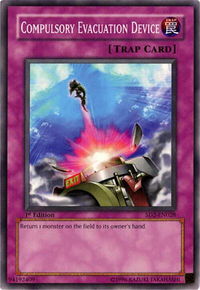 Compulsory Evacuation Device - Structure Deck: Zombie Madness (SD2) #SD2-EN028 - Common / Short Print YuGiOh Trading Card