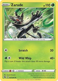 Zarude - SWSH08: Fusion Strike (SWSH08) #027/264 - Uncommon Pokémon Trading Card