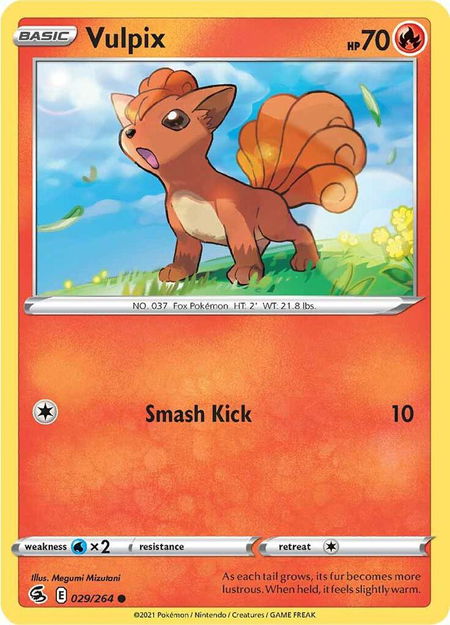 Vulpix (29) - SWSH08: Fusion Strike Pokémon trading card