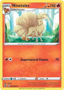 Ninetales (30) - SWSH08: Fusion Strike (SWSH08) #030/264 - Uncommon Pokémon Trading Card