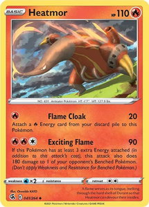 Heatmor - SWSH08: Fusion Strike (SWSH08) #041/264 - Uncommon Pokémon Trading Card
