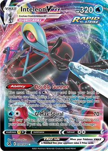 Inteleon VMAX - SWSH08: Fusion Strike (SWSH08) #079/264 - Ultra Rare Pokémon Trading Card