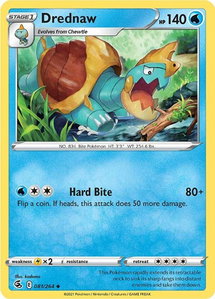 Drednaw - SWSH08: Fusion Strike (SWSH08) #081/264 - Uncommon Pokémon Trading Card