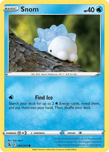 Snom - SWSH08: Fusion Strike (SWSH08) #084/264 - Common Pokémon Trading Card