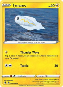 Tynamo - SWSH08: Fusion Strike (SWSH08) #095/264 - Common Pokémon Trading Card