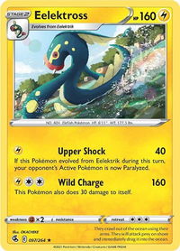 Eelektross - SWSH08: Fusion Strike (SWSH08) #097/264 - Rare Pokémon Trading Card
