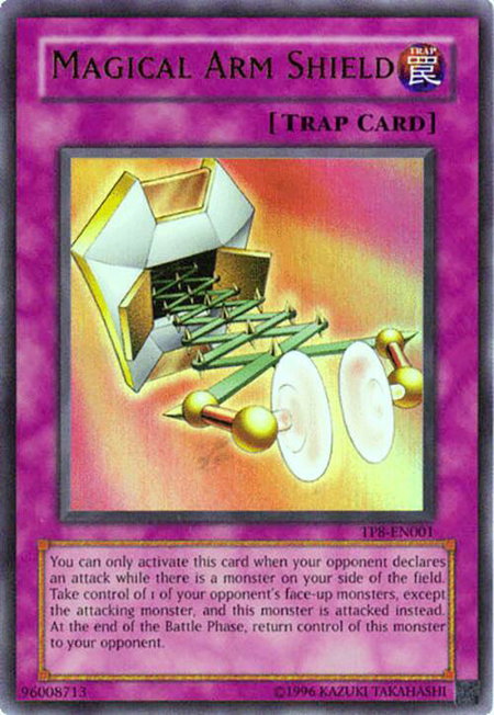 Magical Arm Shield trading card from Tournament Pack 8 Magical Arm Shield - Tournament Pack 8 YuGiOh trading card