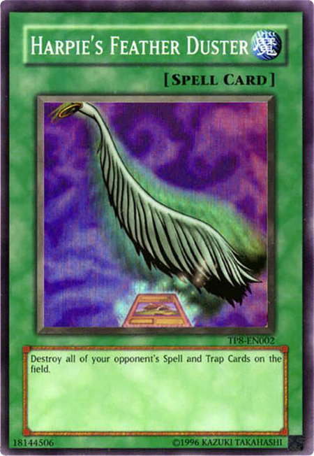 Harpie's Feather Duster - Tournament Pack 8 YuGiOh trading card