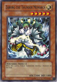 Zaborg the Thunder Monarch - Tournament Pack 8 (TP8) #TP8-EN006 - Rare YuGiOh Trading Card