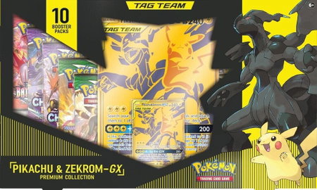 Pikachu & Zekrom GX Premium Collection trading card from Miscellaneous Cards & Products Pikachu & Zekrom GX Premium Collection - Miscellaneous Cards & Products Pokémon trading card