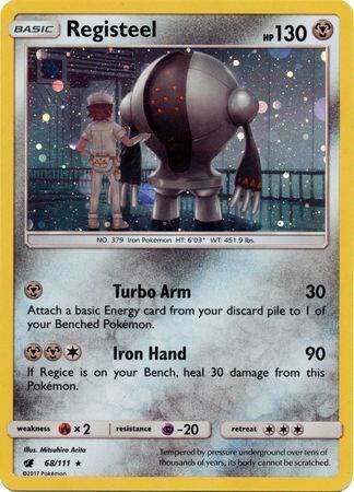 Registeel - 68/111 (Cosmos Holo) - SM Promos Pokémon trading card