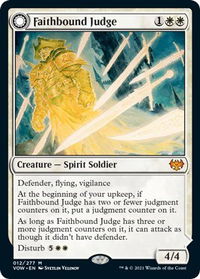 Faithbound Judge - Innistrad: Crimson Vow (VOW) #12 - Mythic Magic: The Gathering Trading Card