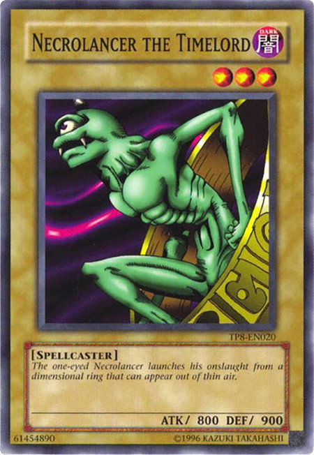 Necrolancer the Timelord - Tournament Pack 8 YuGiOh trading card