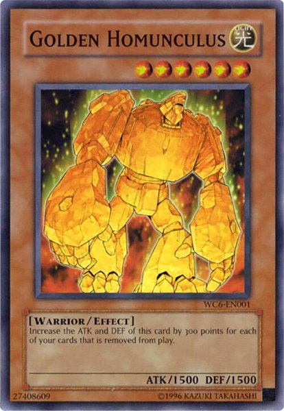 Golden Homunculus - World Championship 2006: Ultimate Masters YuGiOh trading card