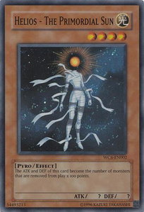 Helios - The Primordial Sun - World Championship 2006: Ultimate Masters (WC6) #WC6-EN002 - Super Rare YuGiOh Trading Card