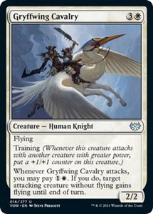Gryffwing Cavalry - Innistrad: Crimson Vow (VOW) #16 - Uncommon Magic: The Gathering Trading Card