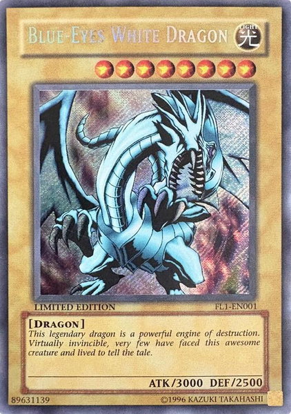 Blue-Eyes White Dragon - Forbidden Legacy YuGiOh trading card