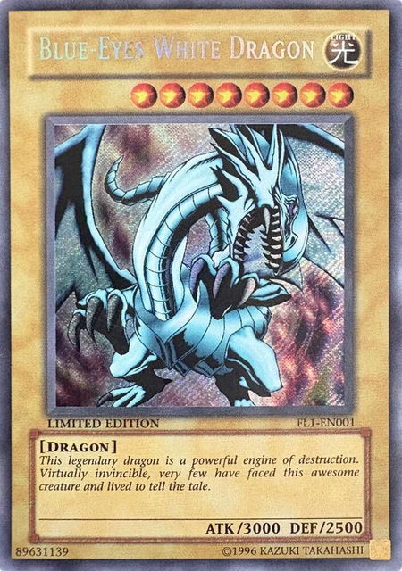 Blue-Eyes White Dragon - Forbidden Legacy YuGiOh trading card