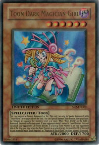 Toon Dark Magician Girl - Sneak Preview Series 2  #SP2-EN002 - Ultra Rare YuGiOh Trading Card