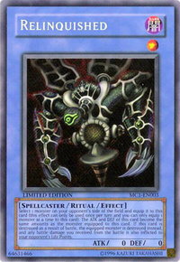 Relinquished - Master Collection Volume 1 (MC1) #MC1-EN003 - Secret Rare YuGiOh Trading Card