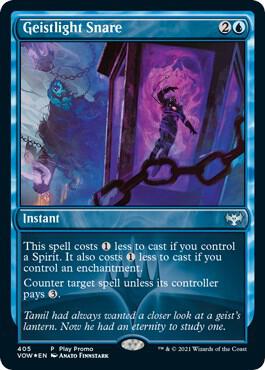 Geistlight Snare trading card from Play Promos Geistlight Snare - Play Promos Magic: The Gathering trading card