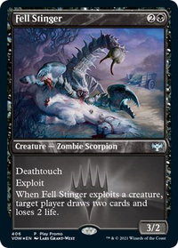 Fell Stinger - Play Promos (PLAY) #406 - Promo Magic: The Gathering Trading Card