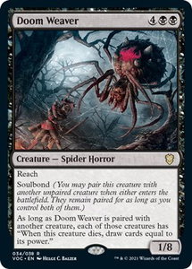 Doom Weaver - Commander: Innistrad: Crimson Vow (VOC) #34 - Rare Magic: The Gathering Trading Card