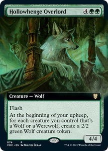 Hollowhenge Overlord (Extended Art) - Commander: Innistrad: Crimson Vow (VOC) #74 - Rare Magic: The Gathering Trading Card