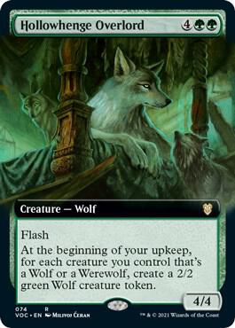 Hollowhenge Overlord (Extended Art) - Commander: Innistrad: Crimson Vow Magic: The Gathering trading card