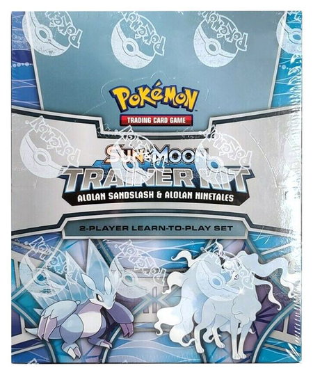 Sun & Moon Trainer Kit: Alolan Sandslash & Alolan Ninetales Display - SM Trainer Kit: Alolan Sandslash & Alolan Ninetales Pokémon trading card