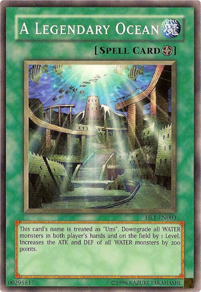 A Legendary Ocean trading card from Hobby League 1 A Legendary Ocean - Hobby League 1 YuGiOh trading card