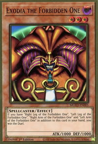 Exodia the Forbidden One - Maximum Gold: El Dorado (MGED) #MGED-EN005 - Premium Gold Rare YuGiOh Trading Card