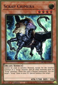 Scrap Chimera - Maximum Gold: El Dorado (MGED) #MGED-EN010 - Premium Gold Rare YuGiOh Trading Card