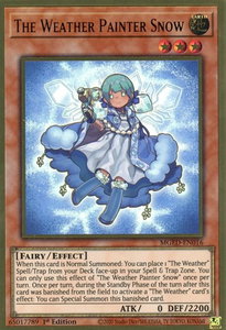 The Weather Painter Snow - Maximum Gold: El Dorado (MGED) #MGED-EN016 - Premium Gold Rare YuGiOh Trading Card