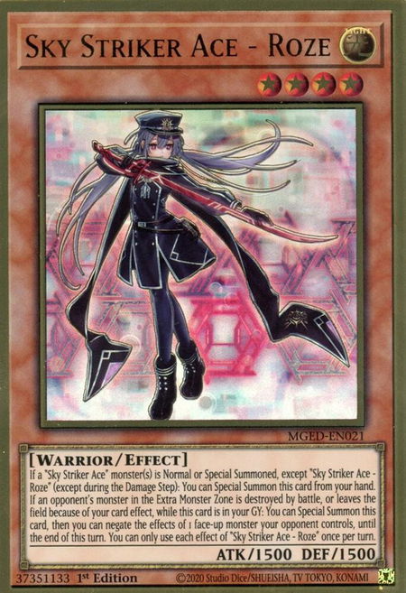 Sky Striker Ace - Roze - Maximum Gold: El Dorado YuGiOh trading card