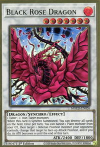 Black Rose Dragon - Maximum Gold: El Dorado (MGED) #MGED-EN026 - Premium Gold Rare YuGiOh Trading Card