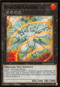 Evolzar Laggia - Maximum Gold: El Dorado (MGED) #MGED-EN028 - Premium Gold Rare YuGiOh Trading Card