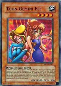 Toon Gemini Elf - Duelist League Promo (DL) #DL6-EN001 - Super Rare YuGiOh Trading Card