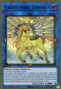 Knightmare Unicorn - Maximum Gold: El Dorado (MGED) #MGED-EN034 - Premium Gold Rare YuGiOh Trading Card