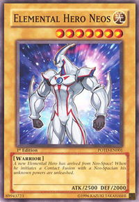Elemental Hero Neos - Power of the Duelist  #POTD-EN001 - Common / Short Print YuGiOh Trading Card