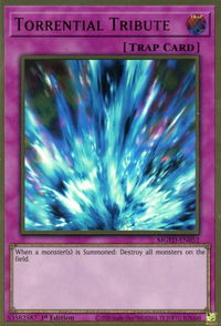 Torrential Tribute - Maximum Gold: El Dorado (MGED) #MGED-EN052 - Premium Gold Rare YuGiOh Trading Card