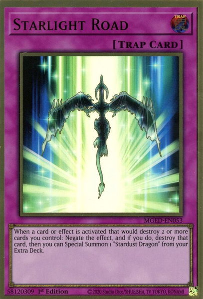 Starlight Road - Maximum Gold: El Dorado YuGiOh trading card