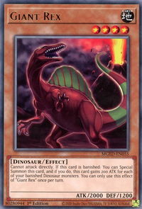 Giant Rex - Maximum Gold: El Dorado (MGED) #MGED-EN055 - Rare YuGiOh Trading Card