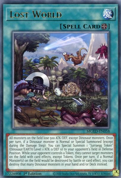 Lost World - Maximum Gold: El Dorado YuGiOh trading card