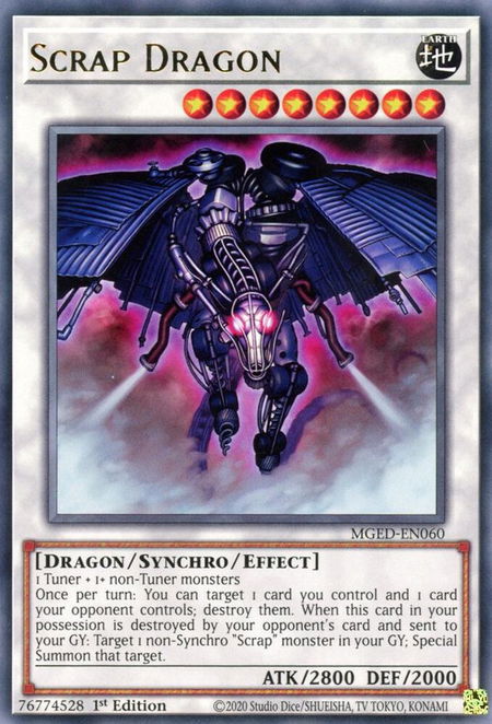 Scrap Dragon - Maximum Gold: El Dorado YuGiOh trading card