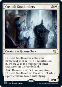 Custodi Soulbinders - Commander: Innistrad: Crimson Vow (VOC) #82 - Rare Magic: The Gathering Trading Card