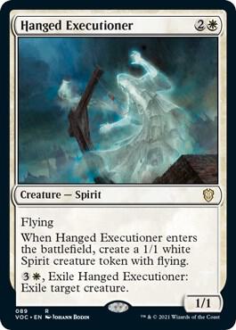 Hanged Executioner trading card from Commander: Innistrad: Crimson Vow Hanged Executioner - Commander: Innistrad: Crimson Vow Magic: The Gathering trading card