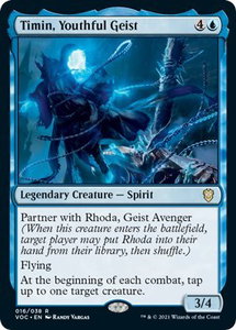 Timin, Youthful Geist - Commander: Innistrad: Crimson Vow (VOC) #16 - Rare Magic: The Gathering Trading Card