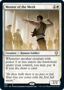 Mentor of the Meek - Commander: Innistrad: Crimson Vow (VOC) #93 - Rare Magic: The Gathering Trading Card
